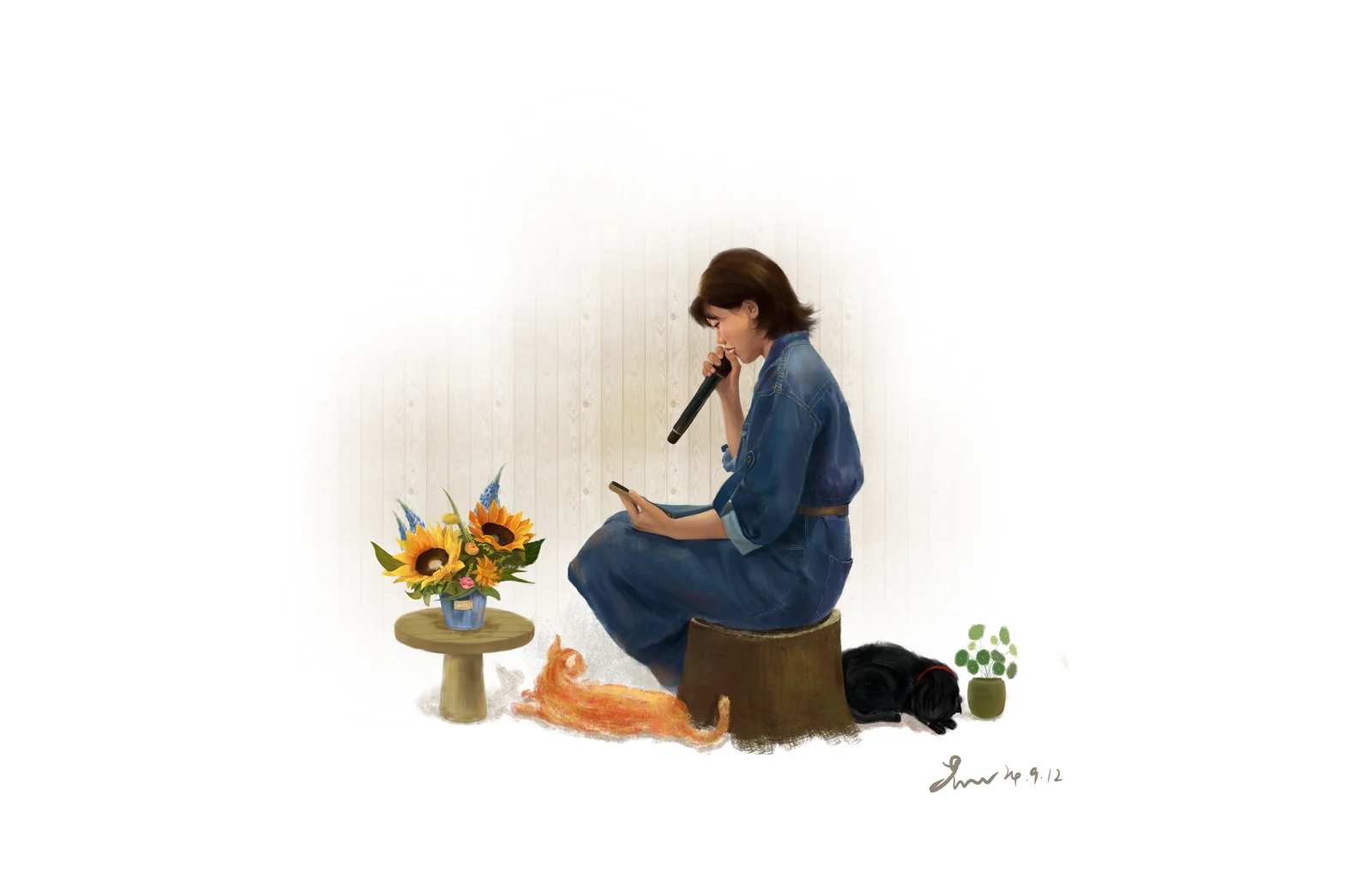 手绘插画 07